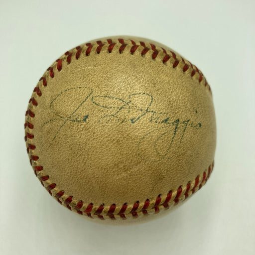 Joe DiMaggio Signed 1950's American League Harridge Baseball JSA COA RARE