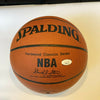 Julius Erving Clyde Drexler John Havlicek NBA HOF Legends Signed Basketball JSA
