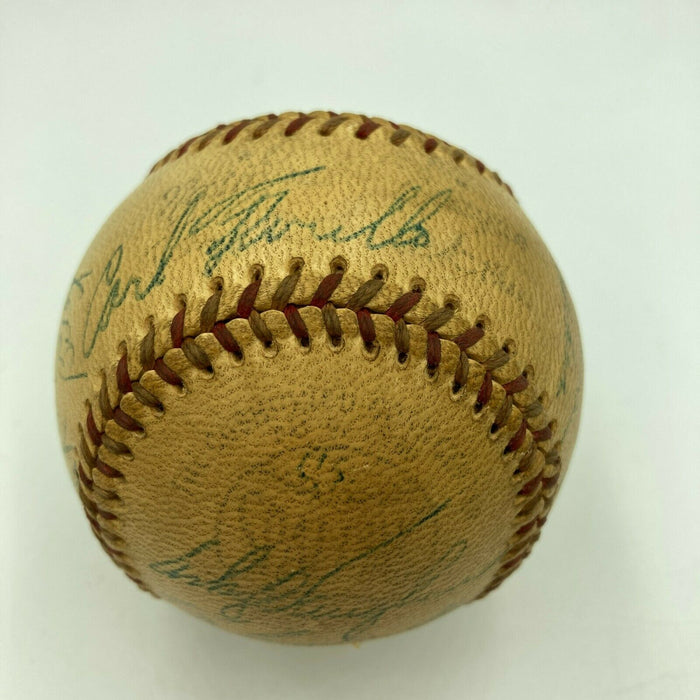 Jackie Robinson Rookie Era 1948 Brooklyn Dodgers Team Signed Baseball JSA COA