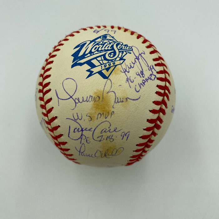 RARE Derek Jeter Mariano Rivera Team Of The Decade Signed Inscribed Baseball JSA