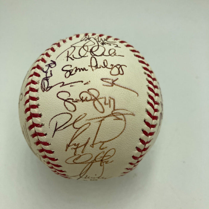 2009 Philadelphia Phillies Team Signed World Series Baseball 37 Sigs JSA COA
