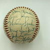 Beautiful 1953 Milwaukee Braves Team Signed National League Baseball JSA COA