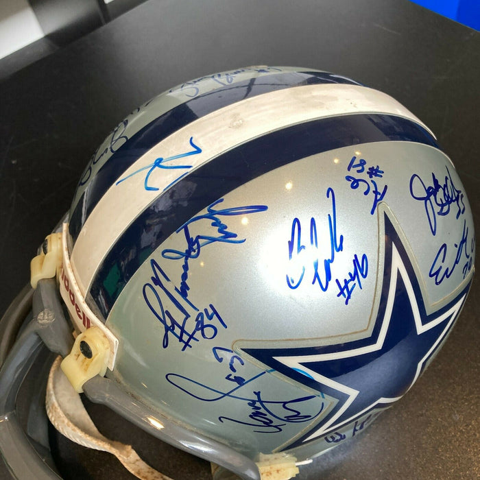 1991 Dallas Cowboys Team Signed Full Size Riddell Helmet With JSA  COA