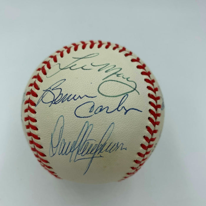 Beautiful 1970 Cincinnati Reds NL Champs Team Signed Baseball With PSA DNA COA