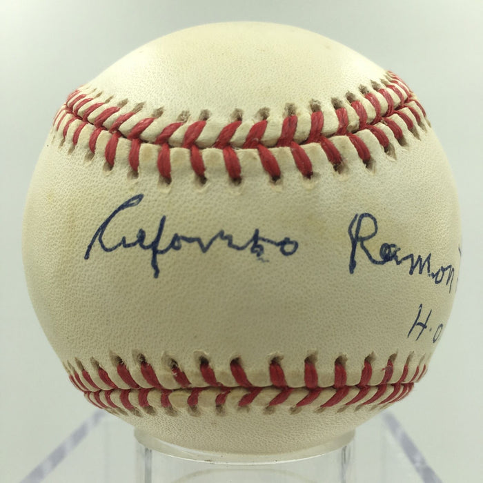 RARE Alfonso Ramon Al Lopez HOF 1977 Full Name Signed AL Baseball PSA DNA COA