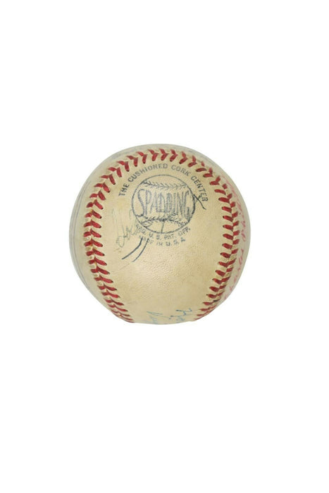 Beautiful Honus Wagner Sweet Spot Signed Autographed Baseball With PSA DNA COA