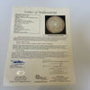 1958 New York Yankees World Series Champs Team Signed Baseball JSA COA