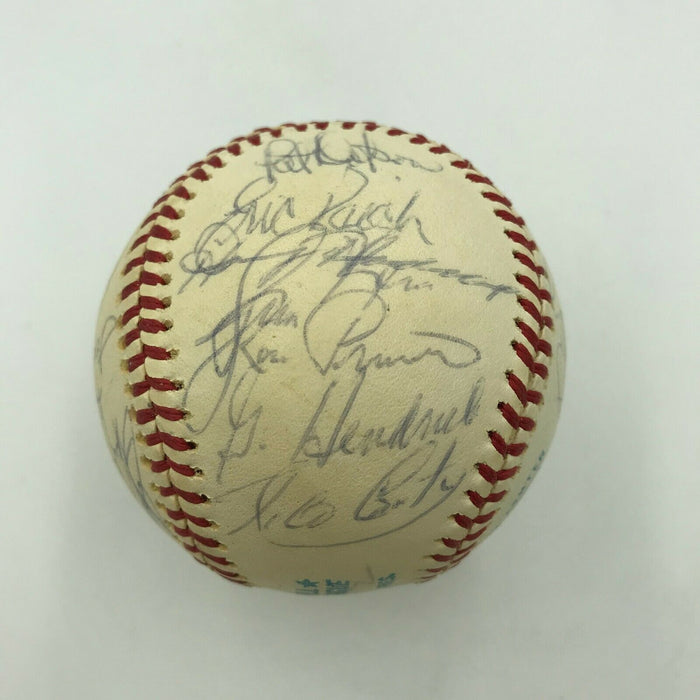 1976 Cleveland Indians Team Signed American League Baseball Frank Robinson