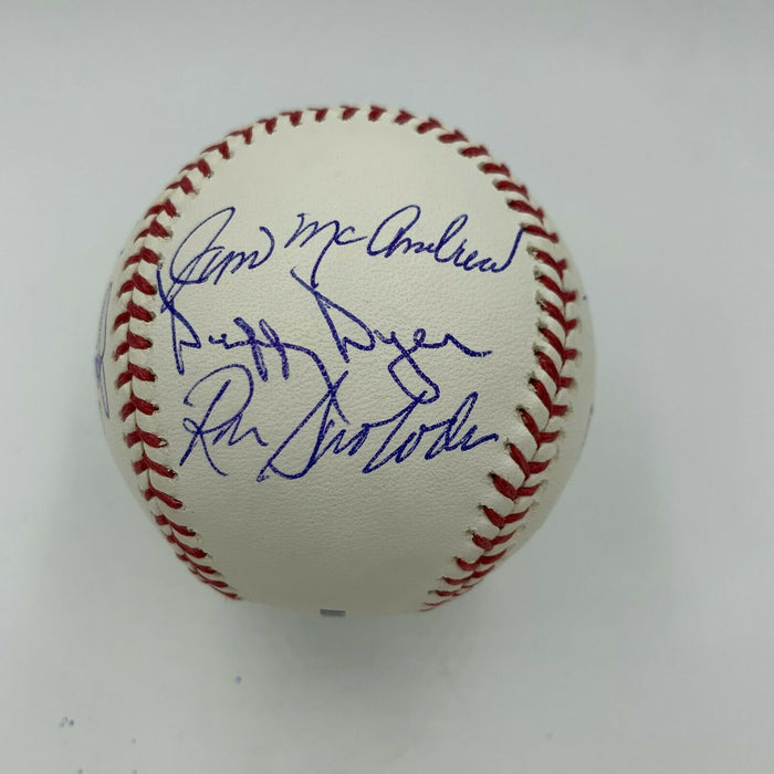 1969 New York Mets World Series Champs Team Signed Baseball Tom Seaver Steiner