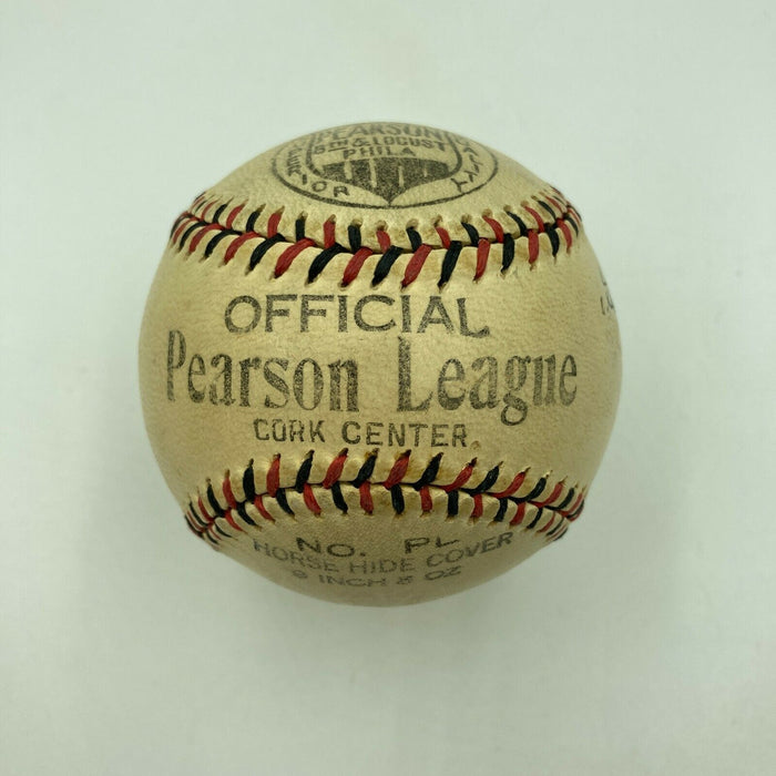 Gabby Hartnett 1920's Single Signed Baseball PSA DNA COA Chicago Cubs HOF