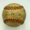1941 New York Yankees World Series Champs Team Signed Baseball Joe Dimaggio PSA