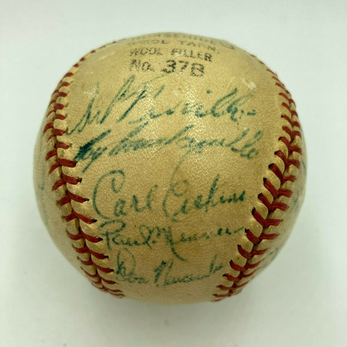 Jackie Robinson 1949 Brooklyn Dodgers NL Champs Team Signed Baseball PSA DNA COA