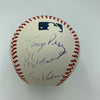Gary Carter Ozzie Smith Paul Molitor Al Kaline Hall Of Fame Signed Baseball JSA