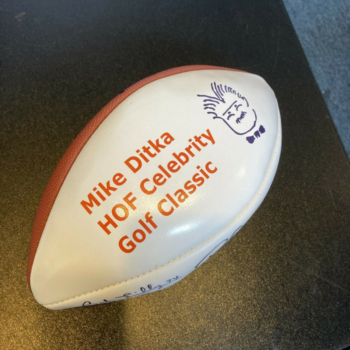 Mike Ditka Hall Of Fame Celebrity Golf Classic Multi Signed Football PSA DNA COA