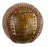Beautiful 1944 All Star Game Hand Painted George Sosnak Folk Art Signed Baseball