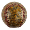 Beautiful 1944 All Star Game Hand Painted George Sosnak Folk Art Signed Baseball