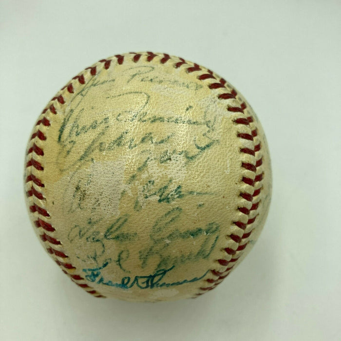 1963 New York Mets Team Signed National League Baseball Casey Stengel