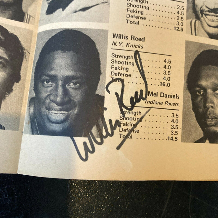 Earl Monroe Rick Barry Willis Reed Knicks Signed Autographed Basketball Book