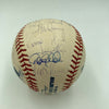 2002 New York Yankees Team Signed Baseball Derek Jeter Mariano Rivera JSA COA