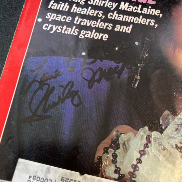 Shirley MacLaine Signed Autographed Time Magazine JSA COA