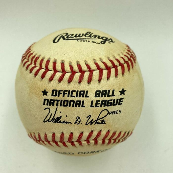 Gregg Jefferies Signed Autographed National League Baseball