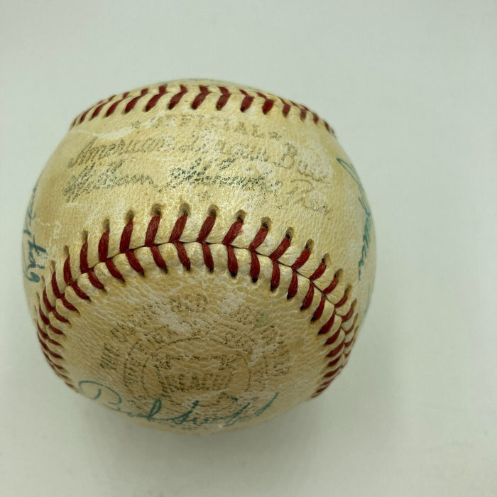 Mickey Mantle 1958 All Star Game Team Signed American League Baseball With COA