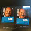 Lot Of (2) Mean Gene Okerlund WWE Signed Autographed Wrestling Cards JSA COA