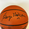 George Mikan Signed Spalding Official NBA Game Basketball With JSA  COA