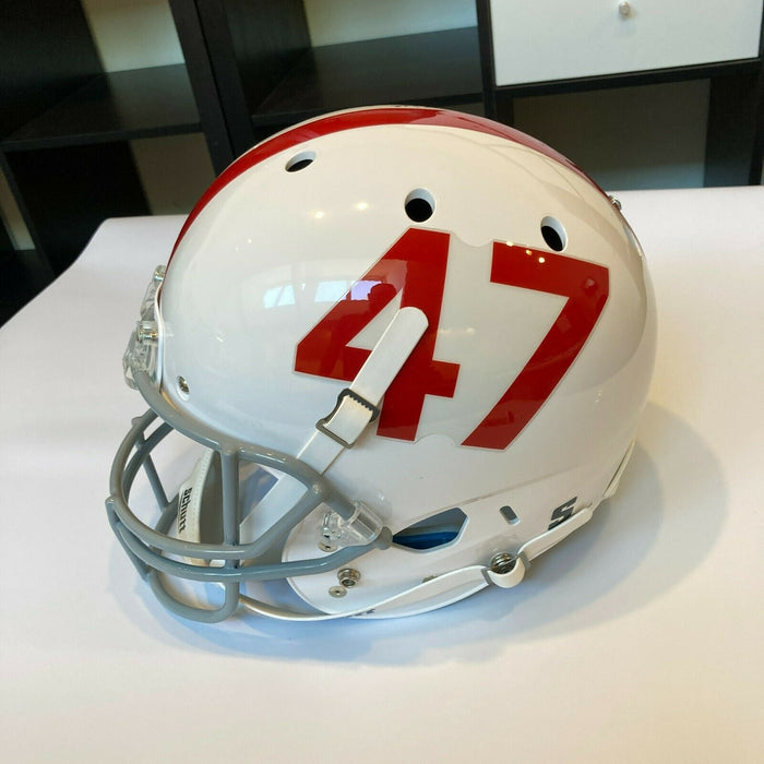 Oklahoma Sooners Legends Signed Authentic Full Size Schutt Helmet JSA COA