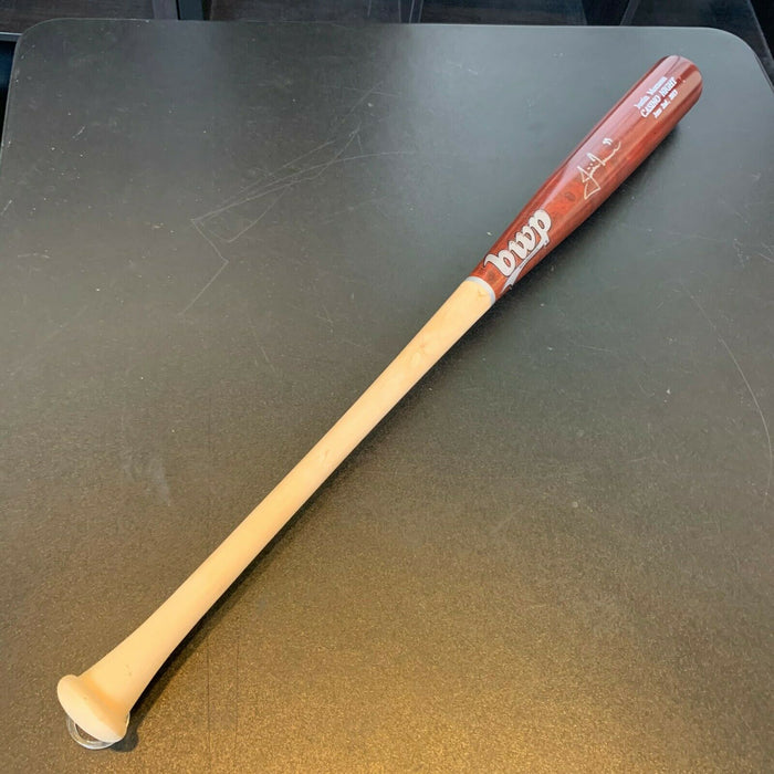 Rare Justin Morneau Signed 2015 Casino Night Game Model Baseball Bat JSA COA