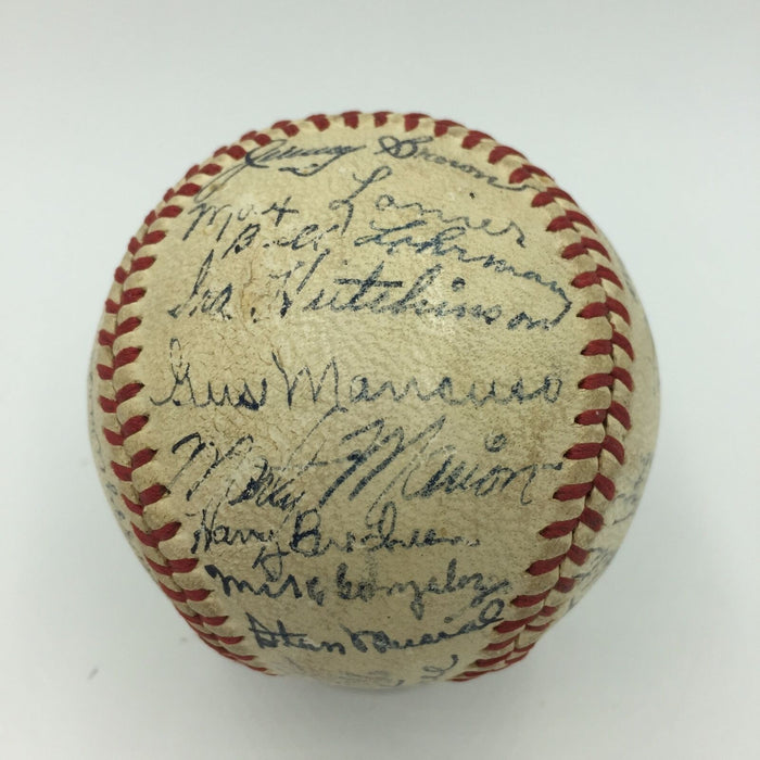 Stunning 1942 St Louis Cardinals World Series Champ Signed Baseball JSA