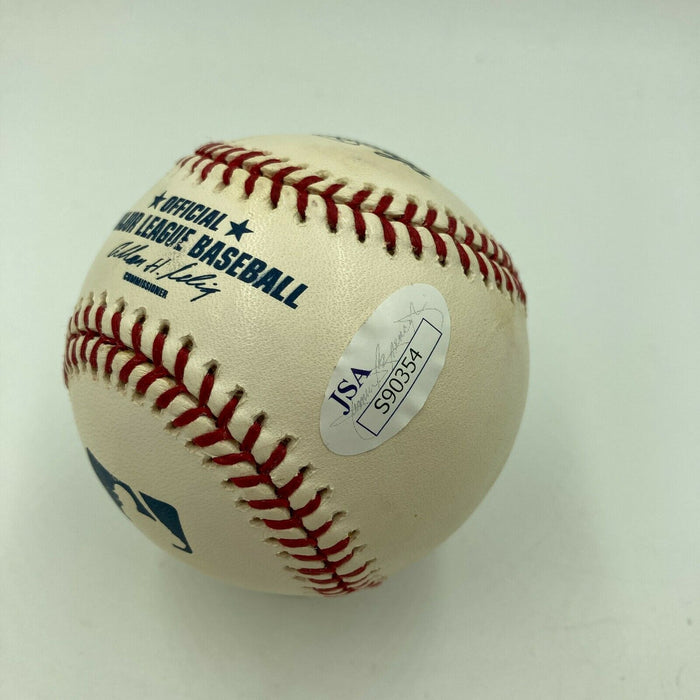 Steve Largent HOF 1995 Signed Autographed Baseball NFL JSA COA