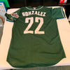Juan Gonzalez Signed Game Used 2001 All Star Game Jersey With JSA COA