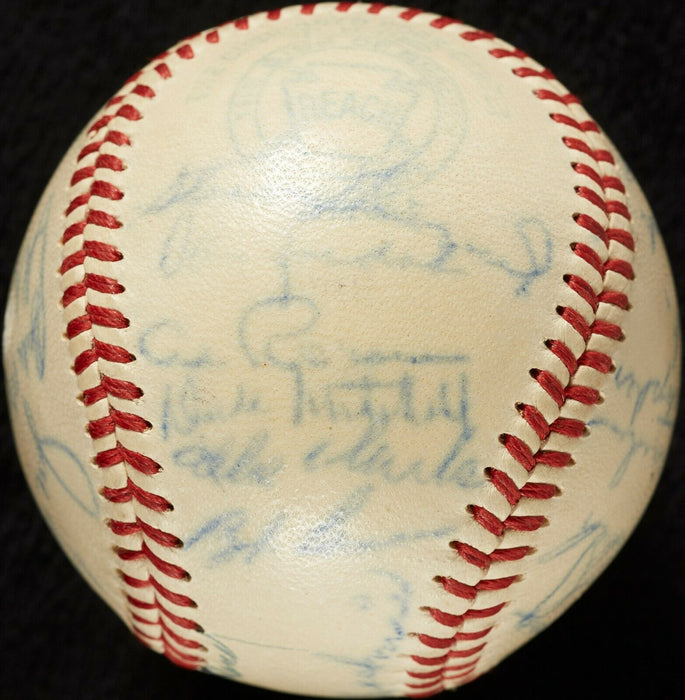 1948 Cleveland Indians World Series Champs Team Signed Baseball PSA DNA COA