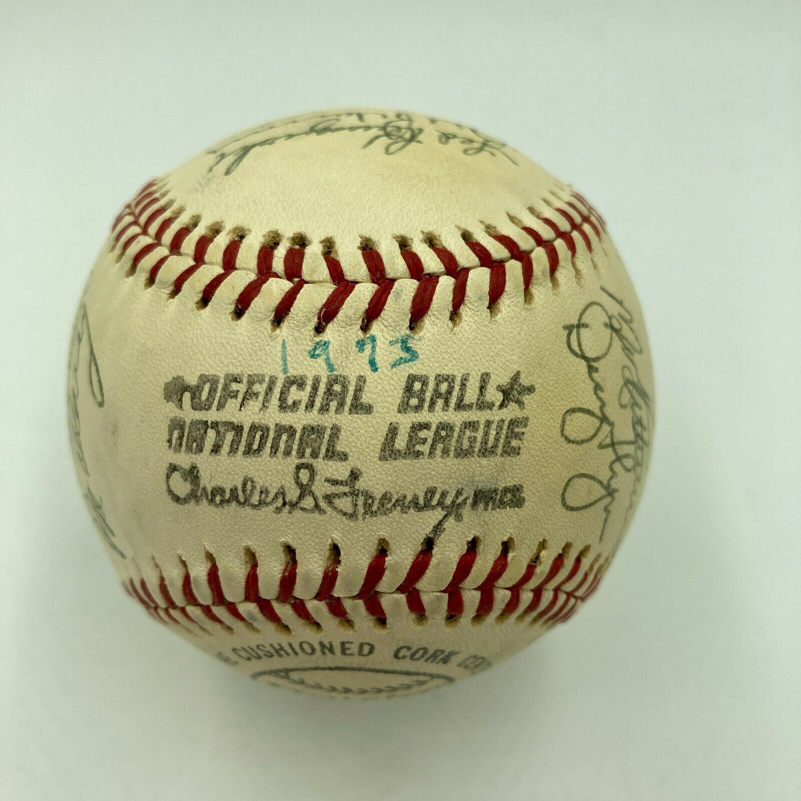 1975 Cincinnati Reds Team Signed Baseball