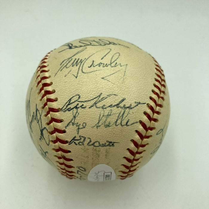 Beautiful 1970 Baltimore Orioles World Series Champs Team Signed Baseball JSA