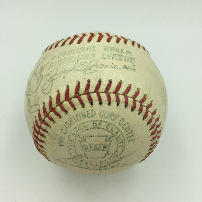 1963 All Star Game Team Signed Baseball Elston Howard Nellie Fox With JSA COA