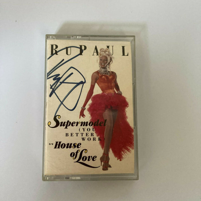 Rupaul Signed Vintage House Of Love Music Cassette Tape JSA COA