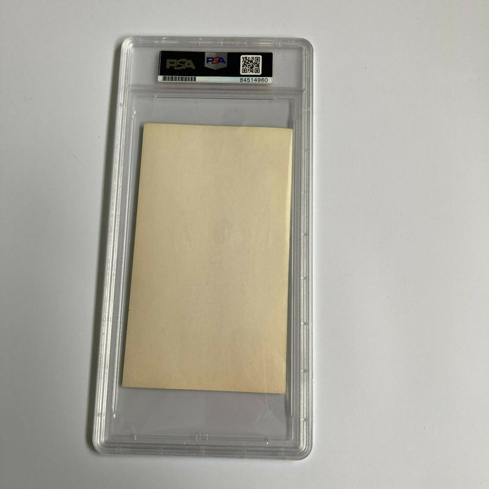 Tom Seaver Signed 1969 New York Mets Shea Stadium Postcard PSA DNA RARE