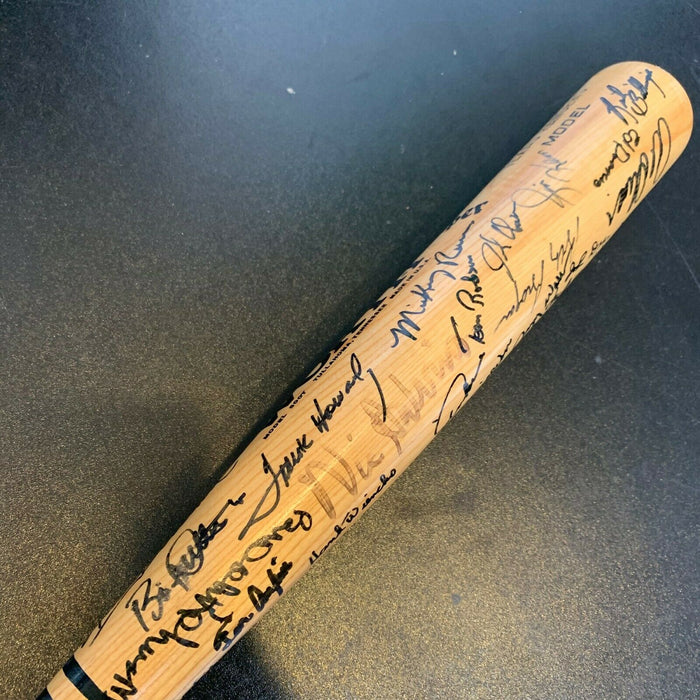 1988 Texas Rangers Team Signed Game Model Bat 35+ Sigs With JSA COA