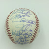 2004 New York Yankees Team Signed Baseball Derek Jeter Mariano Rivera JSA COA