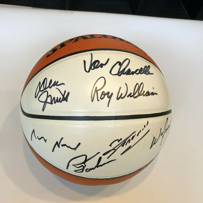 Legendary Coaches Signed Basketball 12 Sigs Phil Jackson Dean Smith JSA COA