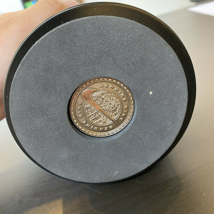 Michael Jordan Signed Nike Basketball Style Baseball UDA Upper Deck Authentic