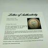 Beautiful Ty Cobb Single Signed 1955 American League Baseball PSA DNA COA