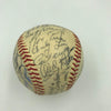 Nice 1960 Milwaukee Braves Team Signed NL Baseball Hank Aaron Eddie Mathews JSA