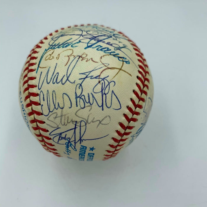 1990 All Star Game Signed Baseball Ken Griffey Jr Kirby Puckett Cal Ripken JSA