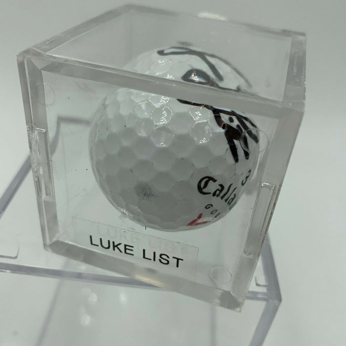 Luke List Signed Autographed Golf Ball PGA With JSA COA