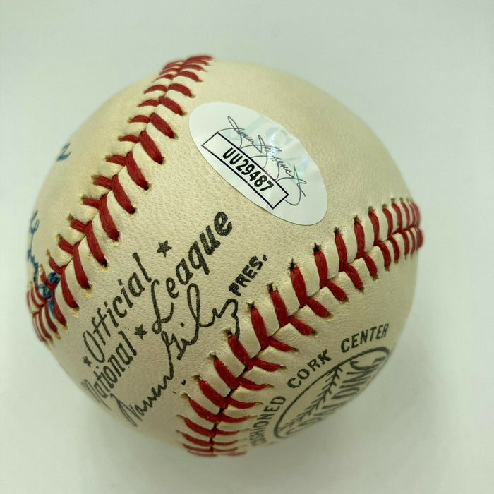 Elvin Hayes Playing Days Jan 1, 1970 Signed National League Giles Baseball JSA
