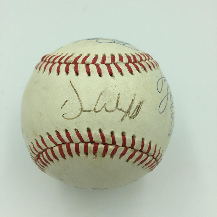 3000 Hit Club Signed Baseball Carl Yastrzemski George Brett 9 Sigs PSA DNA COA