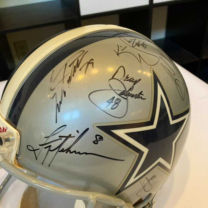 1995 Dallas Cowboys Super Bowl Champs Team Signed Authentic Helmet PSA DNA COA